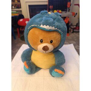 SPARK Create Imagine Teddy Bear W/ Dinosaur Costume Bear Plush Toy Stuffed